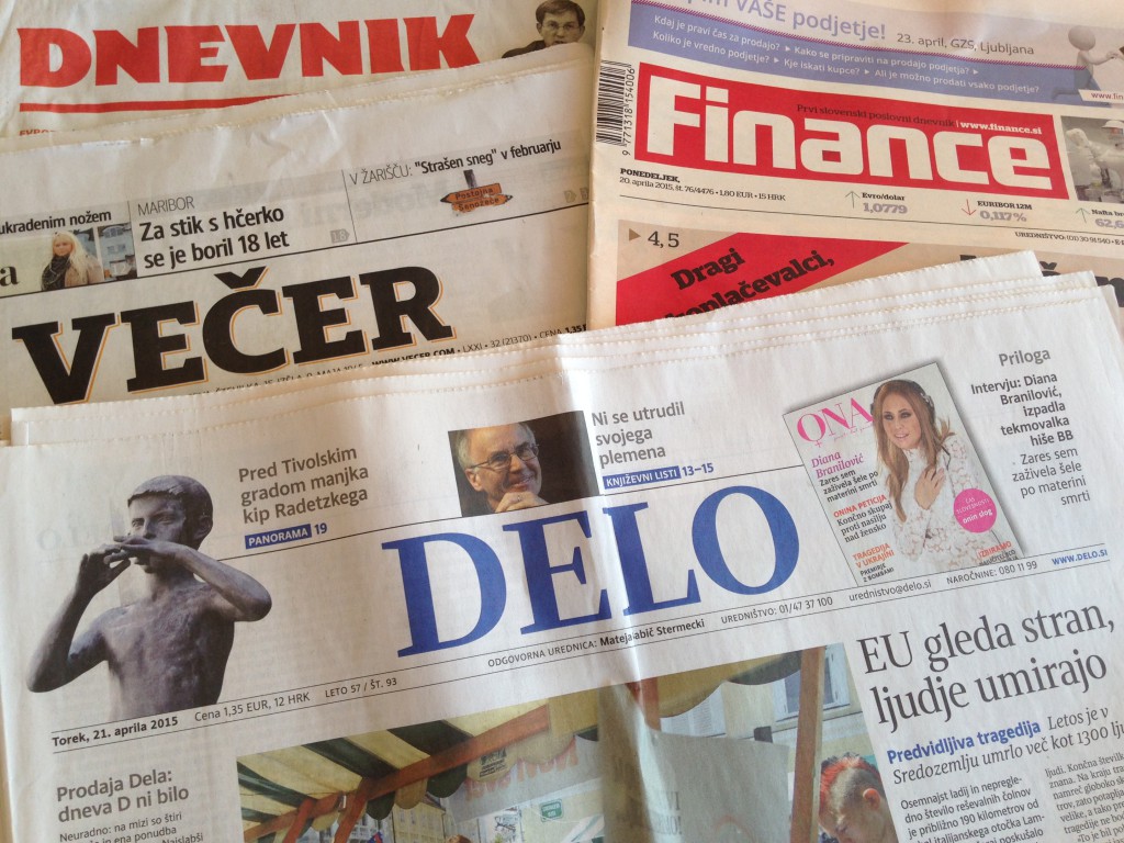 Slovénie, les médias et la presse en 2015