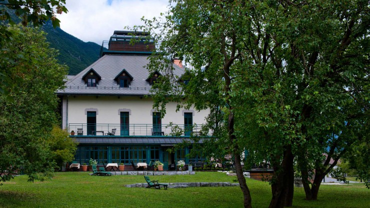 Hôtel-Restaurant "Dobra vila" (La bonne Fée), à Bovec en Slovénie. Photo : Dobra vila.